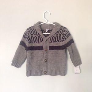 Negotiable NWT. Grey Cardigan Carters 18 months
